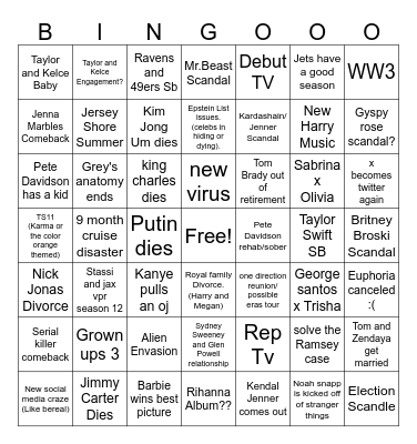 2024 Bingo Card