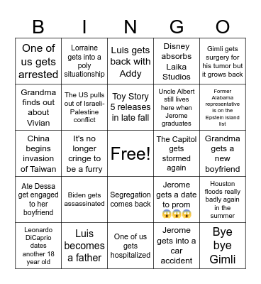 2024!!! Bingo Card