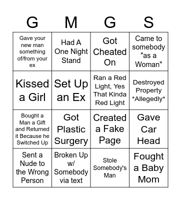 Never Have I Ever! Bingo Card
