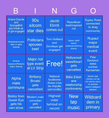 2024 BINGO Card
