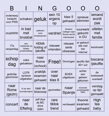 2024 BINGO!!!! Bingo Card