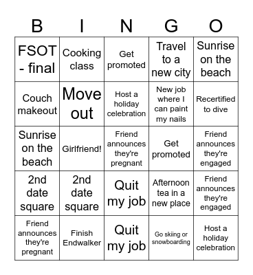 2024 Bingo Card