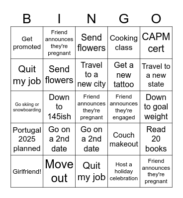 2024 Bingo Card