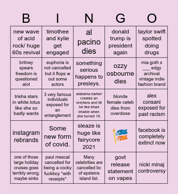 2024 Bingo Card