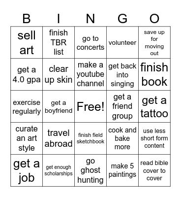 2024 Bingo Card