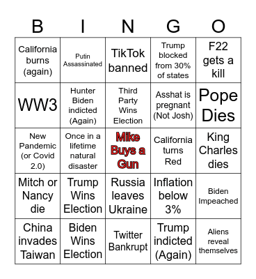 2024 Bingo Card