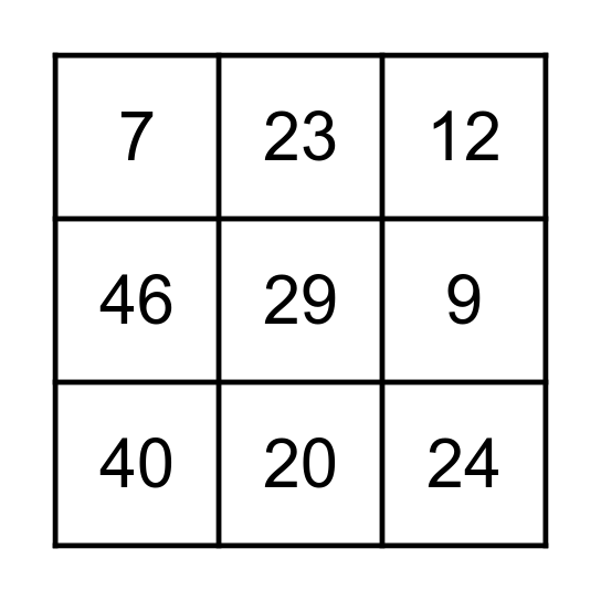 BINGO MUSICAL Bingo Card