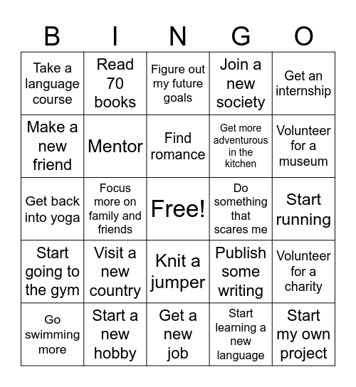 2024 Bingo Card