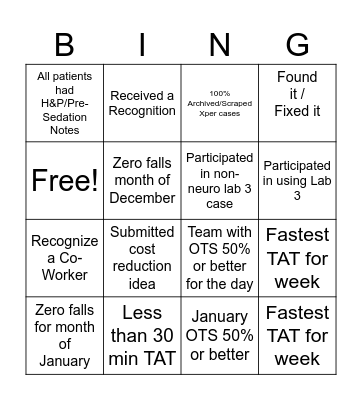 Invasive Bingo Card