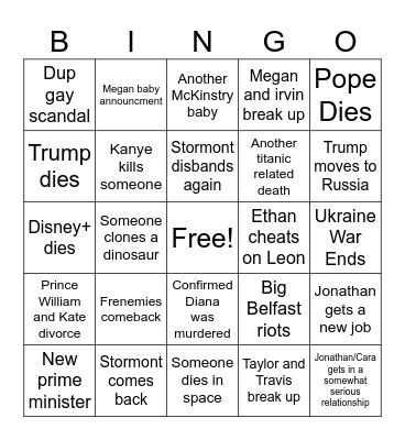 2024 Bingo Card