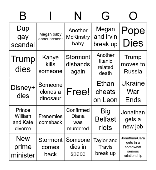 2024 Bingo Card