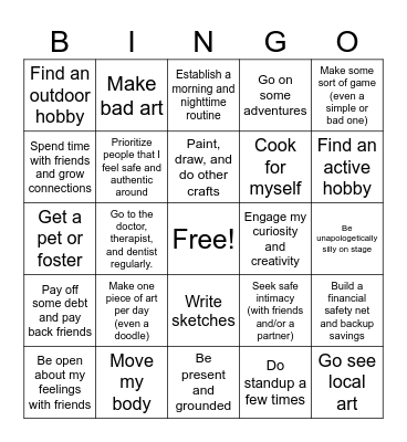 2024 Bingo Card