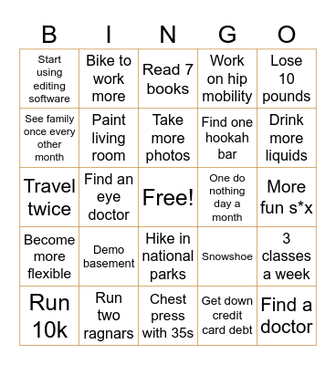 2024 Bingo Card