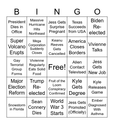 2024 Bingo Card