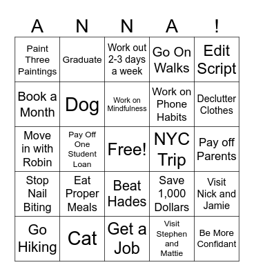2024 Bingo! Bingo Card
