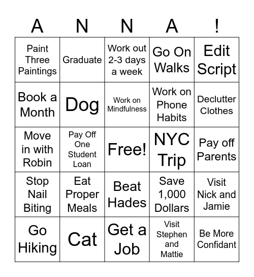 2024 Bingo! Bingo Card