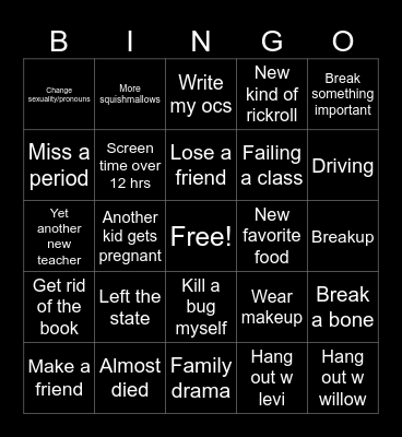 2024 Bingo Card