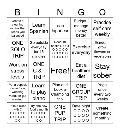 HARLEY 2024 Bingo Card