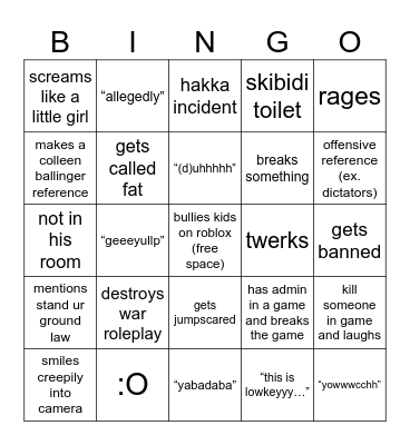 Best of Flamingo 2023 Bingo Card