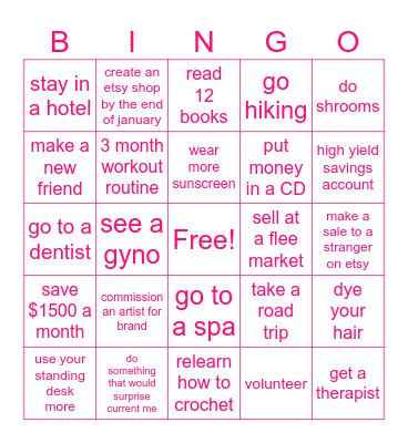 2024 Bingo Card
