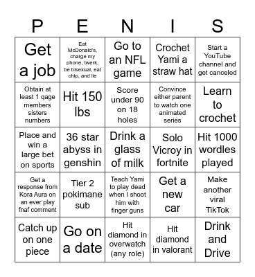2024 Bingo Card