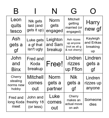 2024 Bingo Card