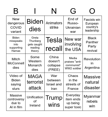 r/TheDeprogram Discord 2024 Bingo Card