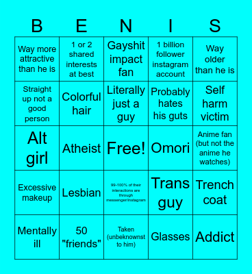 Yeast's new crush bingo Card