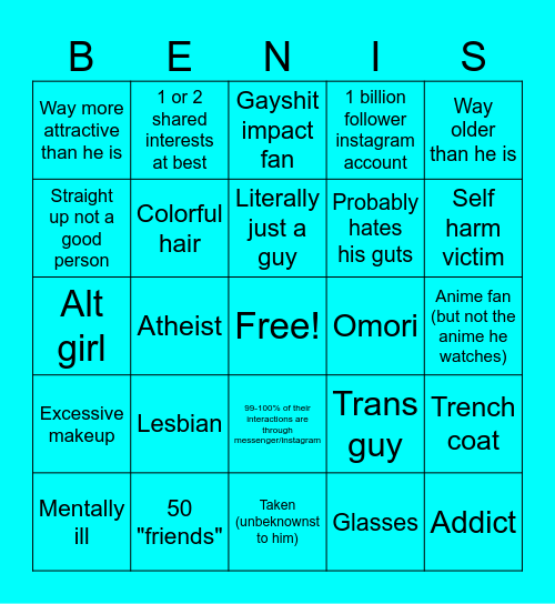 Yeast's new crush bingo Card