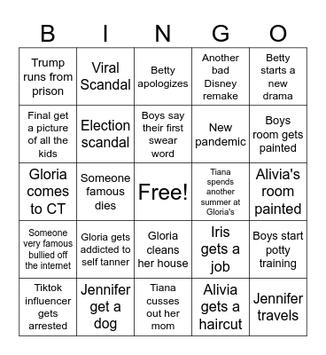 2024 Bingo Card