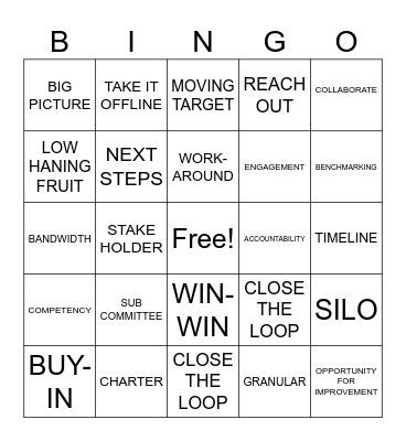 NOTHING TO SEE HERE Bingo Card