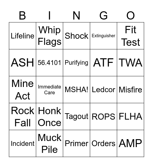 2024 Annual Refresher Bingo Card