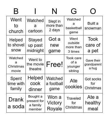 Find Someone Who... Bingo Card