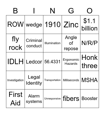 2024 Annual Refresher Bingo Card