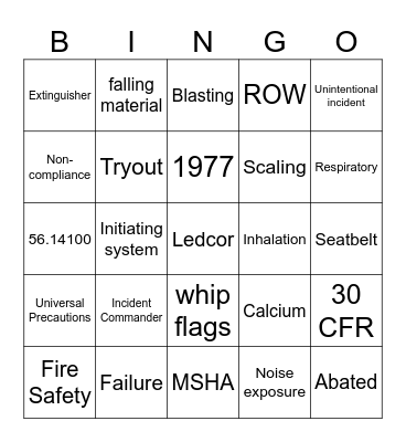 2024 Annual Refresher Bingo Card