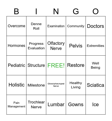 HEART OF THRIVE Bingo Card