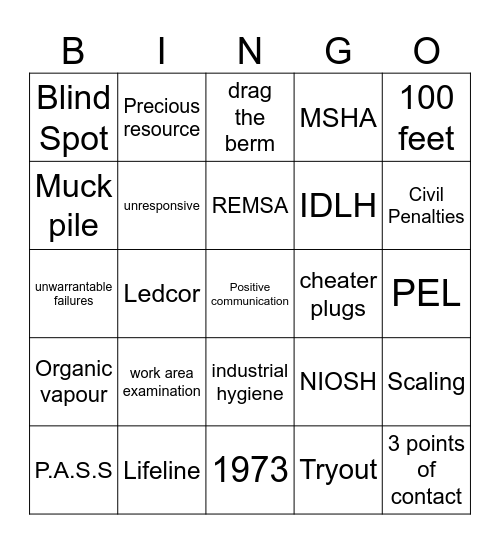 2024 Annual Refresher Bingo Card