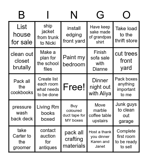 Q1 Bingo Jan-Feb-Mar Bingo Card