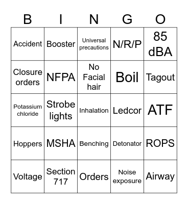 2024 Annual Refresher Bingo Card