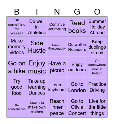 2024 Bingo Card