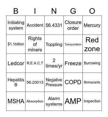 2024 Annual Refresher Bingo Card