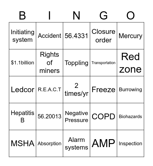 2024 Annual Refresher Bingo Card