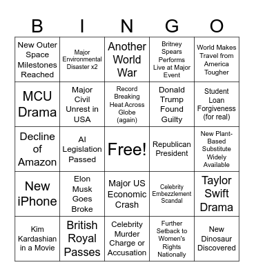 2024 BINGO Card