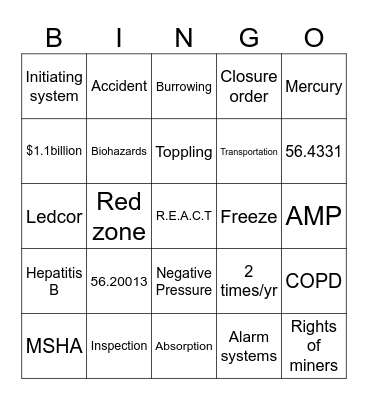 2024 Annual Refresher Bingo Card