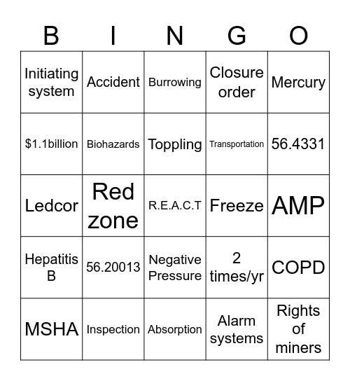 2024 Annual Refresher Bingo Card