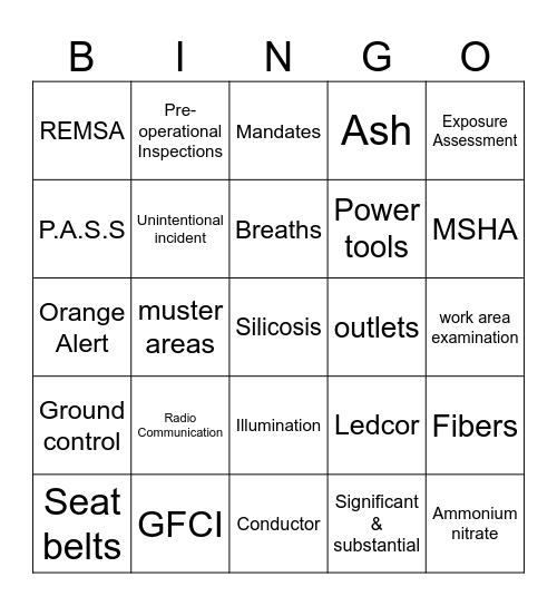 2024 Annual Refresher Bingo Card