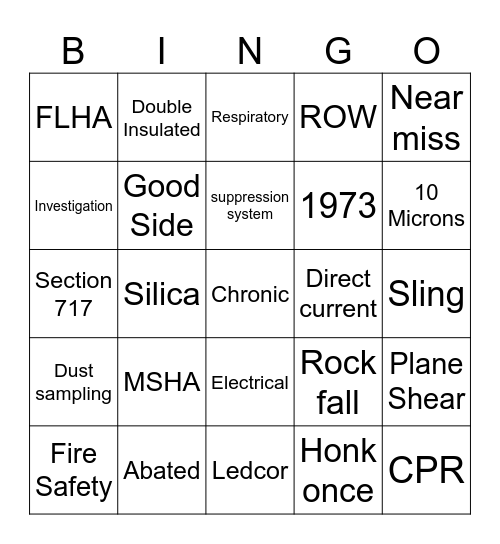 2024 Annual Refresher Bingo Card