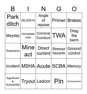 2024 Annual Refresher Bingo Card