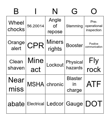 2024 Annual Refresher Bingo Card