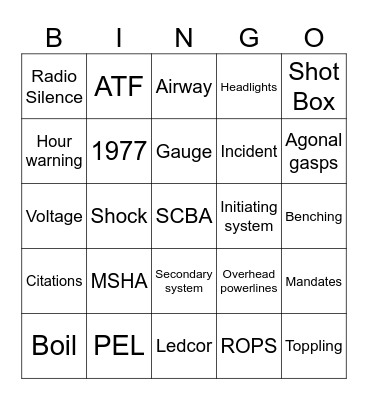 2024 Annual Refresher Bingo Card